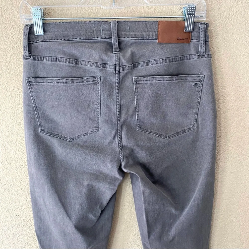 Madewell Tall 9” High-Rise Skinny Jeans in Raw Hem Garment-Dyed Edition